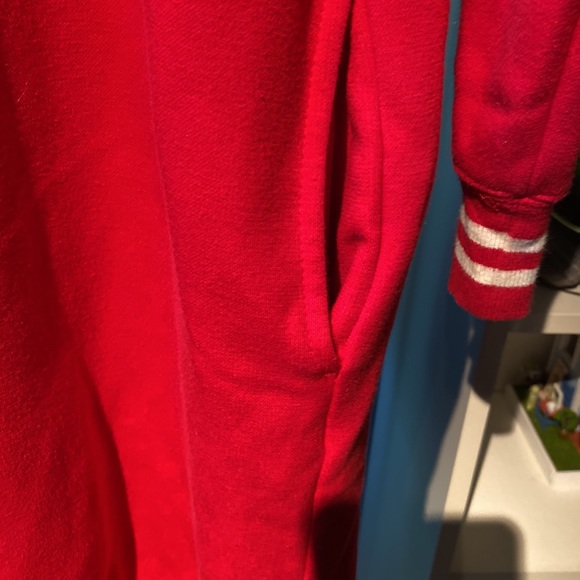 25. Uniqlo long sweatshirt with faux fur insert,size L - Picture 3 of 8